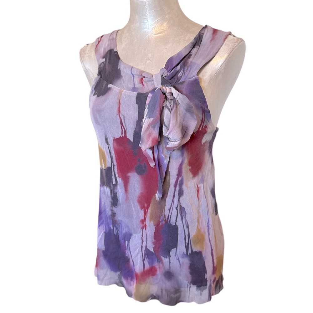 Weston Wear Women’s Bow Front Sleeveless  Halter Top- Size Medium